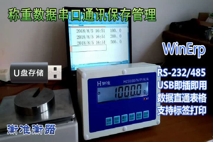 Electronic scales with HZ3100 instrument